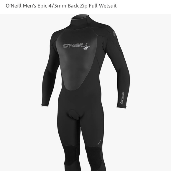 O’Neill Men’s epic 4/3 mm Back Zip Full Wetsuit - Picture 1 of 6